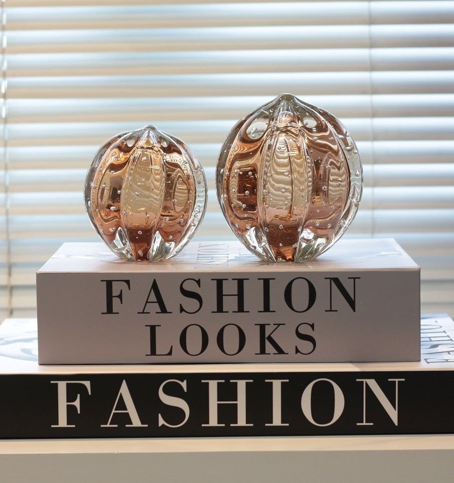 par de esferas em cristal murano senna p m cor garnet 20875834 2 20181210150723