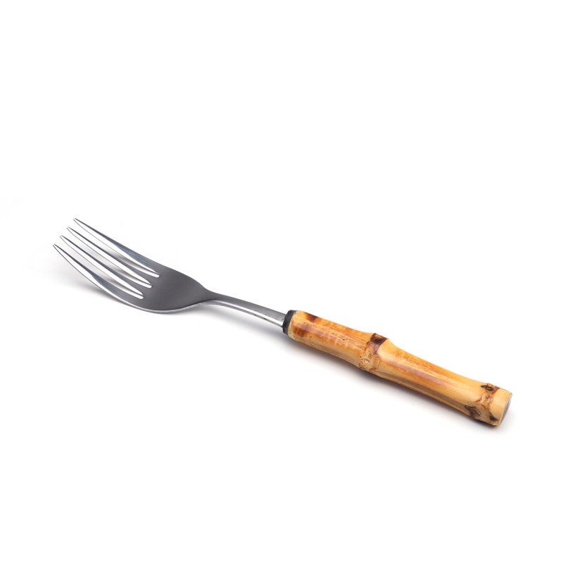 garfo sobremesa bambu natural