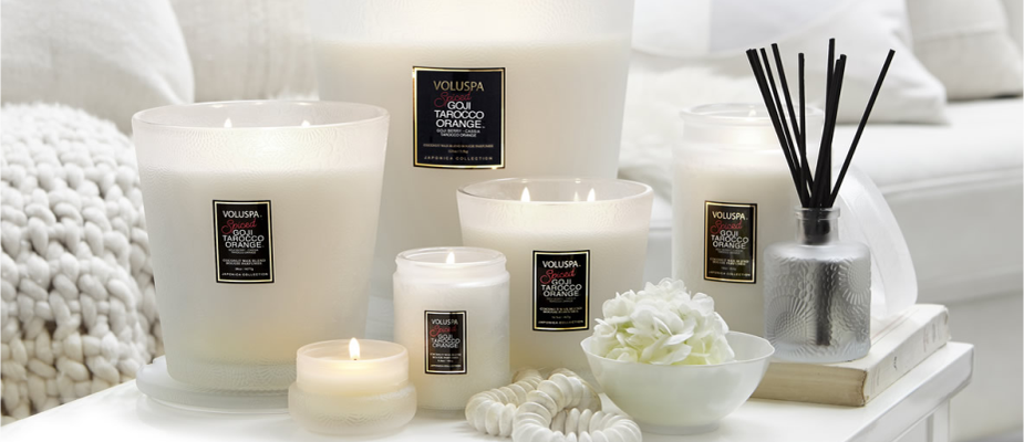 Velas Voluspa: impressione com aromas Velas Voluspa: impressione com aromas