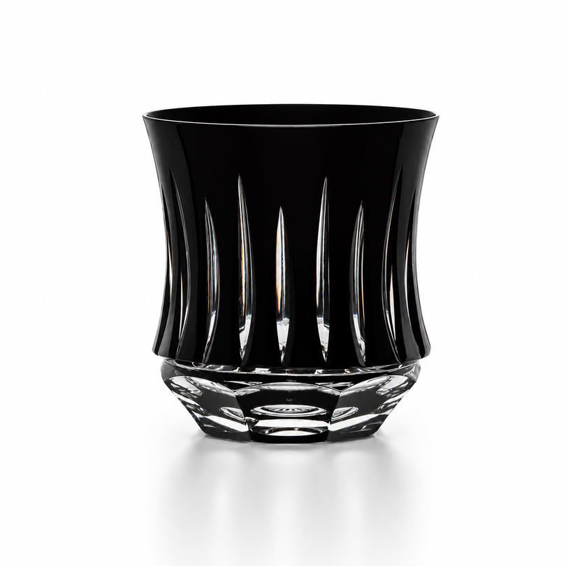 Copo de Cristal Lapidado Artesanal p/ Whisky Abacaxi 300ml Incolor