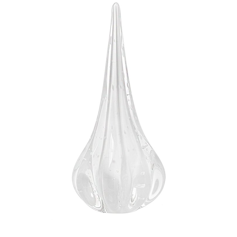 gota feniz de murano branco perola sottile casa g