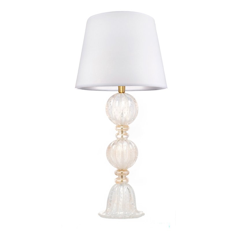 abajur murano galli c ouro varsovia off white