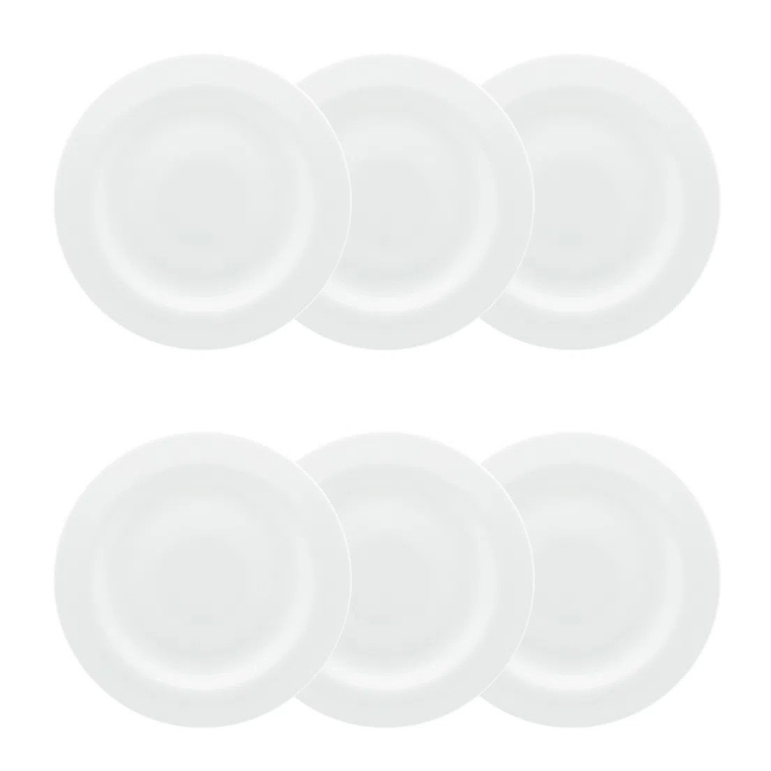 jogo prato sobremesa 06 pecas blanc strauss