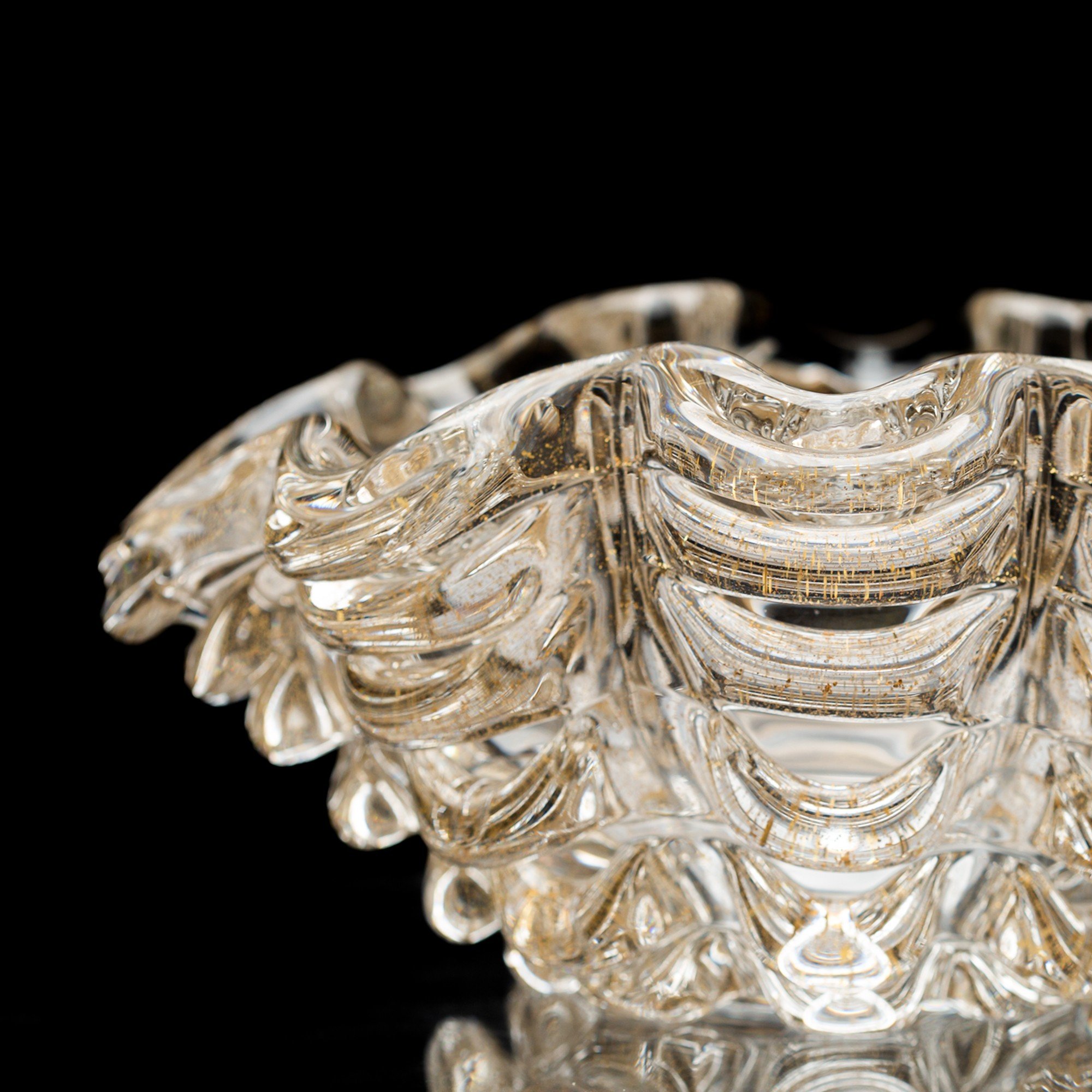 24540 CT Centro de Mesa Murano Arezzo Com Ouro Sottile Casa 02