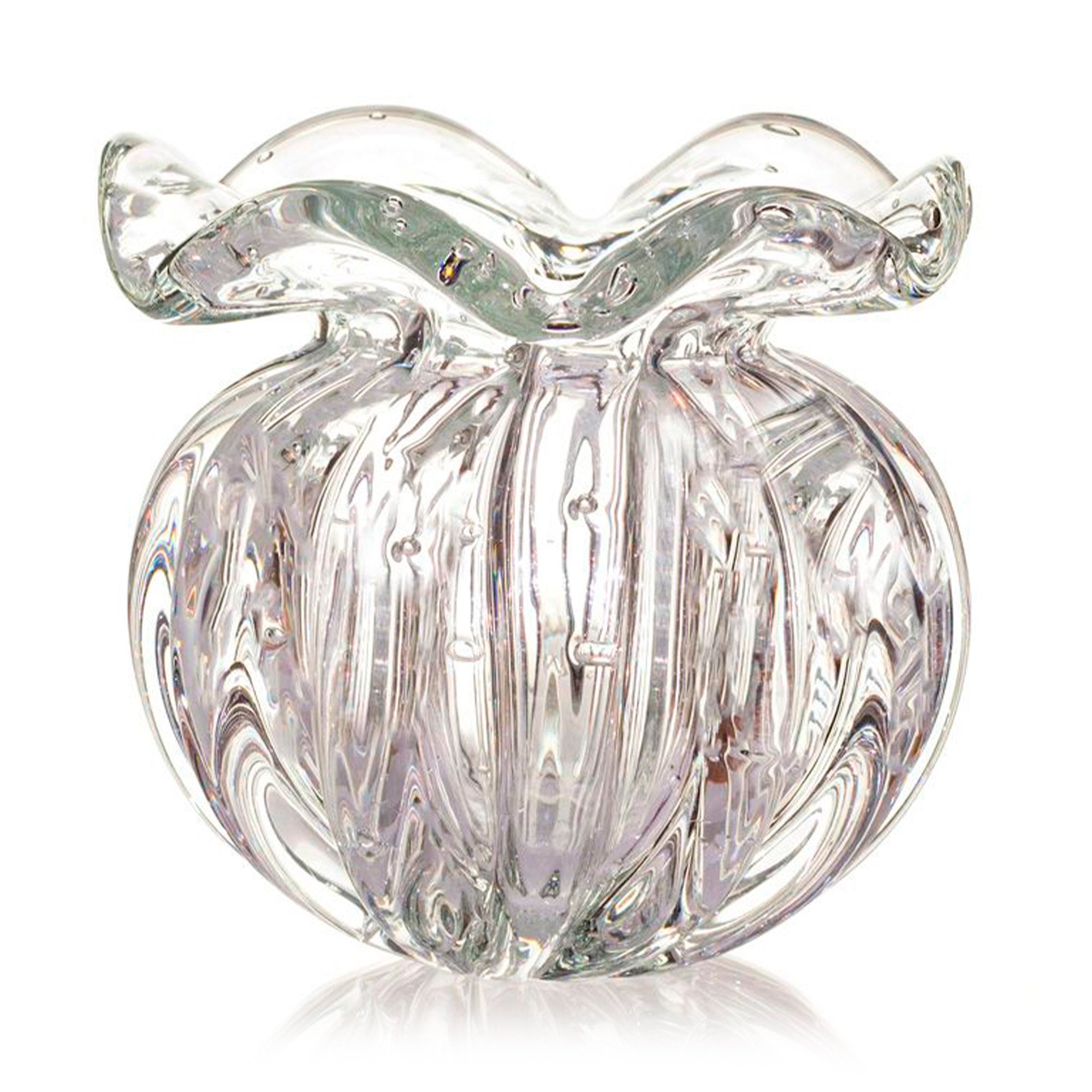 vaso de cristal murano trouxinha torcello pp cor cristal 20875318 1 20190207160445 1