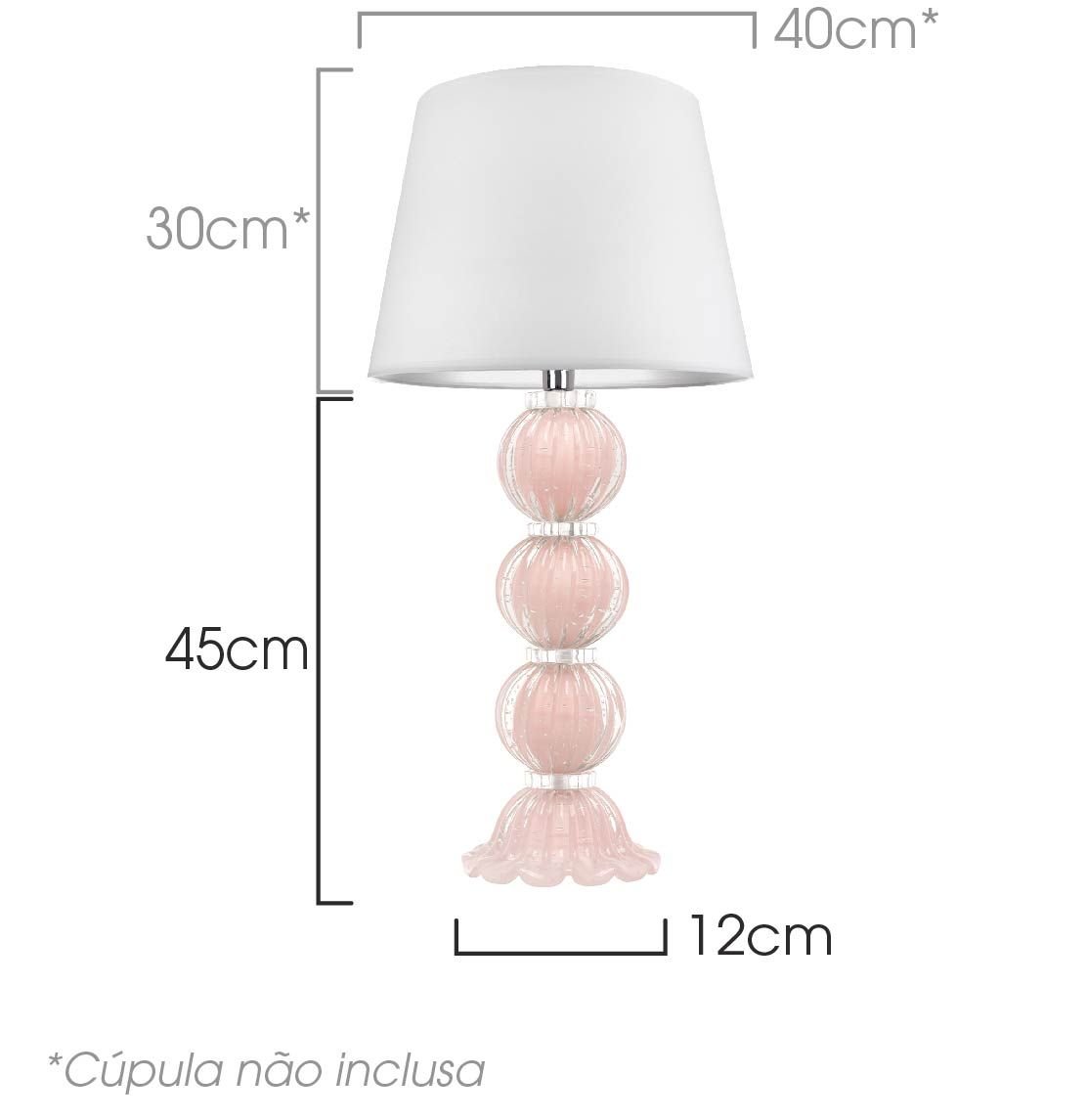 8724 36 jr abajur murano versailles jade rosa sottile casa 01