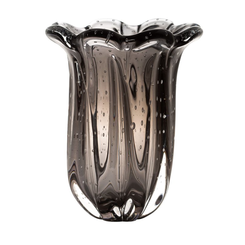 8220P 36 CO Vaso Murano Everest P Cinza nix Sottile Casa