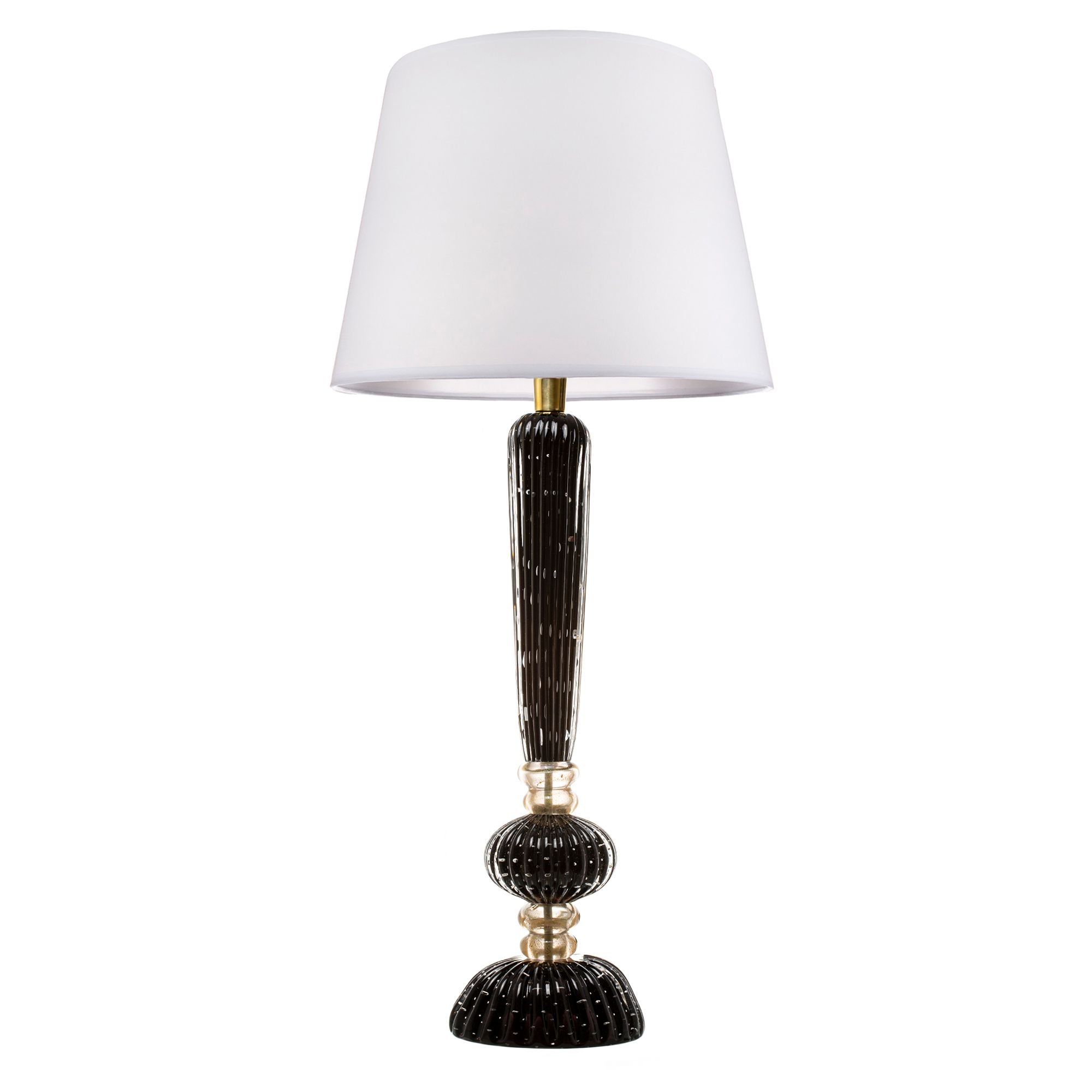c406pt abajur murano firenze detalhe ouro preto