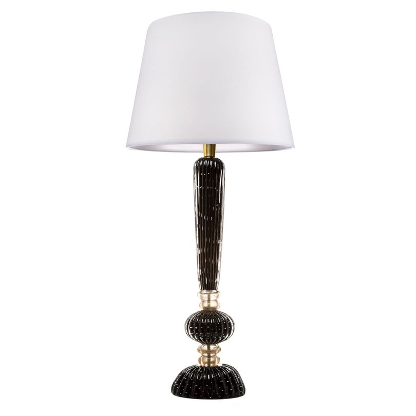 c406pt abajur murano firenze detalhe ouro preto