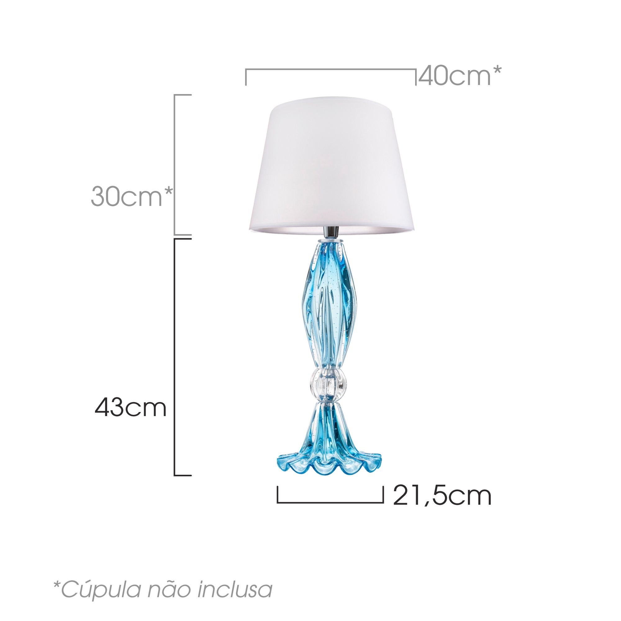 nilo p 8716p 36 ap regua abajur