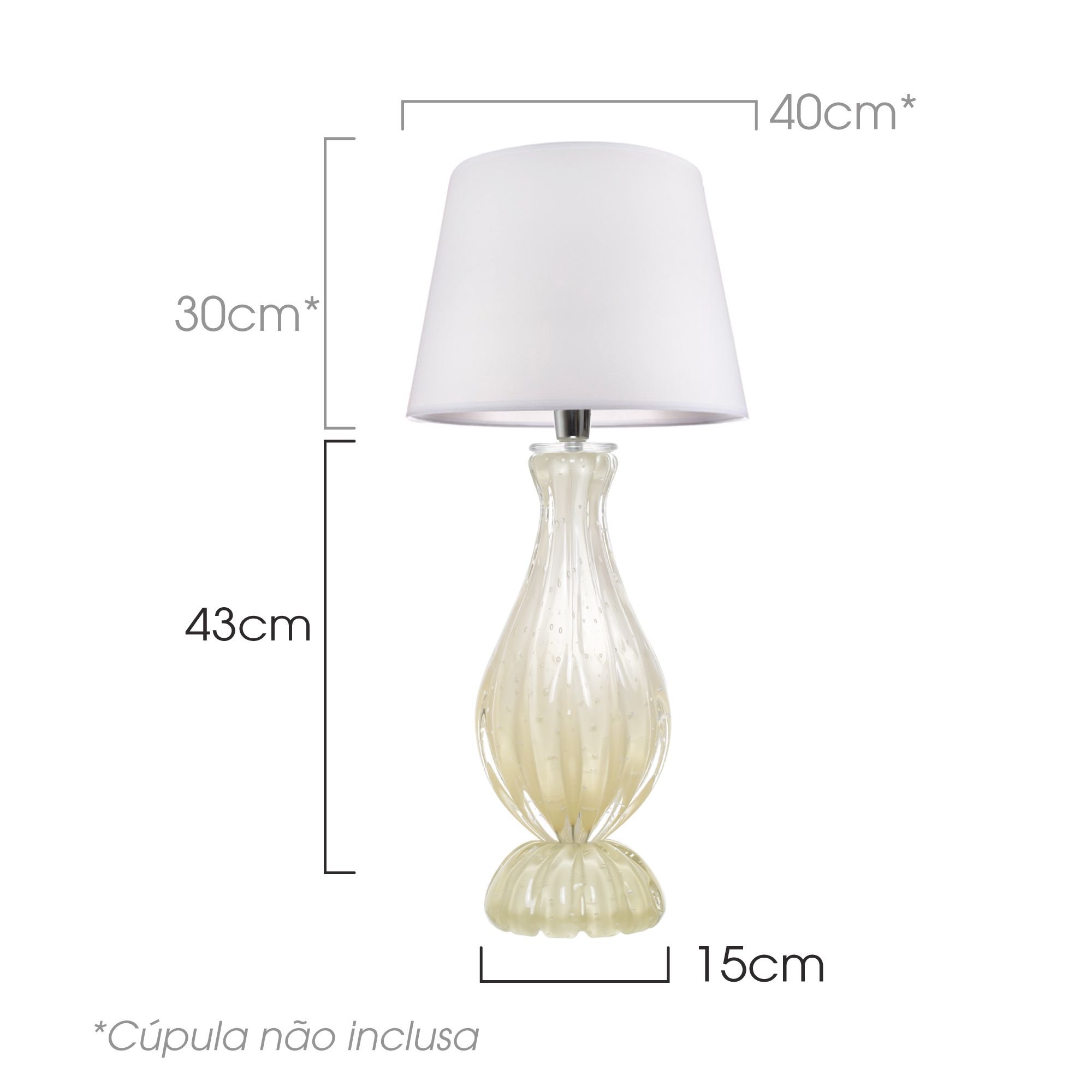 murano giordano 8754 36 ch regua abajur