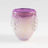 01 vaso murano zinnia c ouro degrade lilas