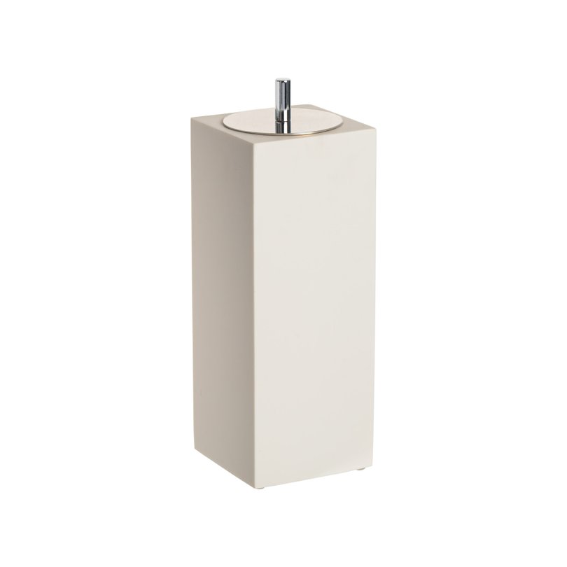 02 porta escova de dentes resina off white fosco gold matte
