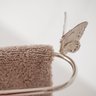 porta toalha rosto prata borboleta toalheiro 4