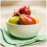 tigela ambientada frutas