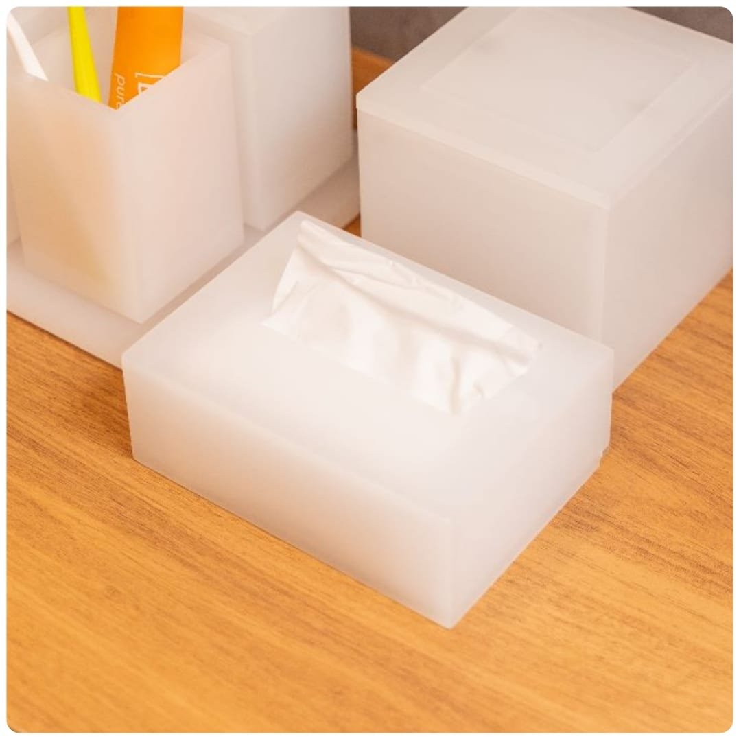 porta lenco translucido ambientada