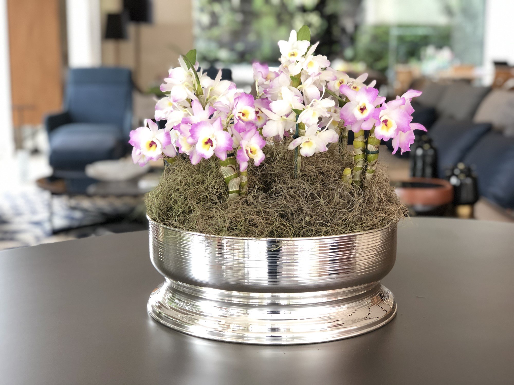 centro de mesa spin grande st james prata sottile