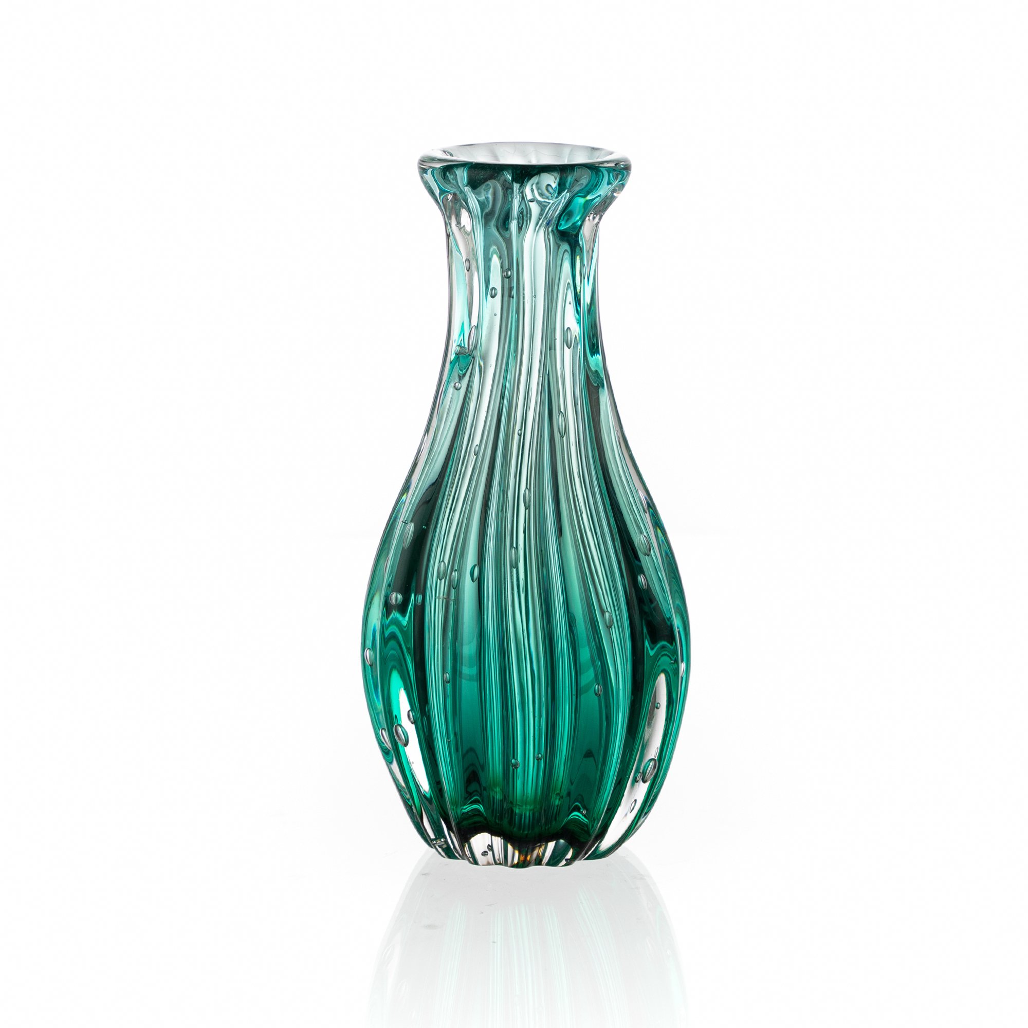 vaso_murano_Sorrento_Verde_Folha_P_Still_Sottile_Casa