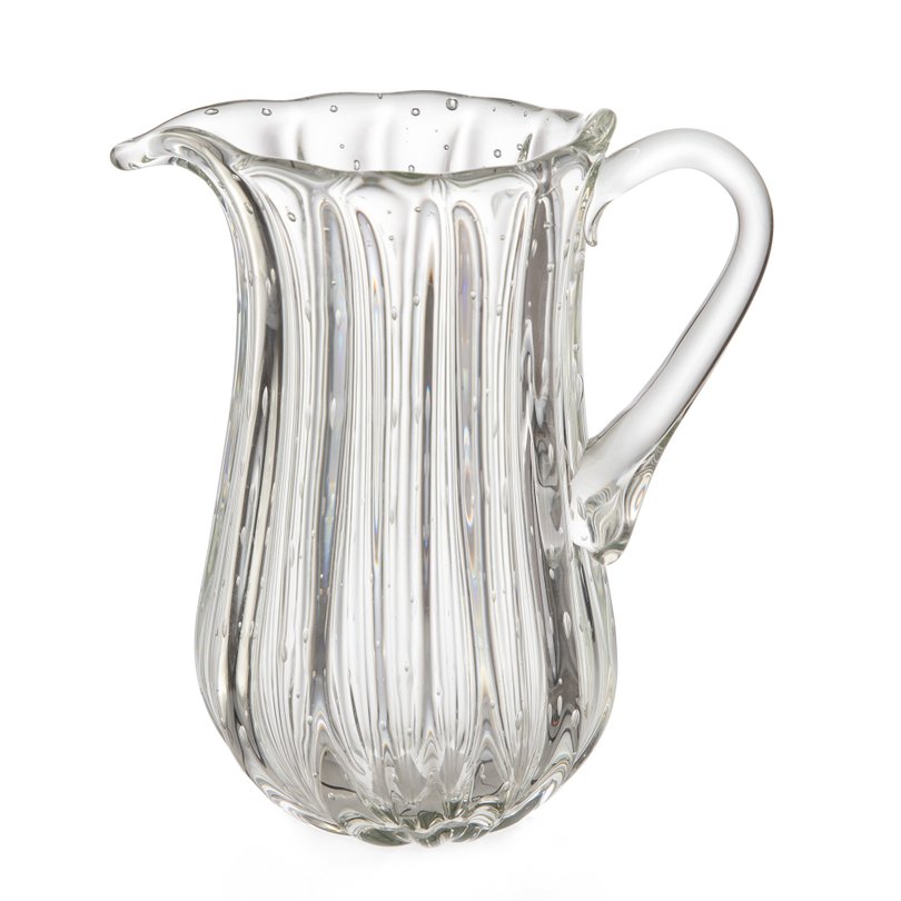 01 jarra murano anna cristal transparente