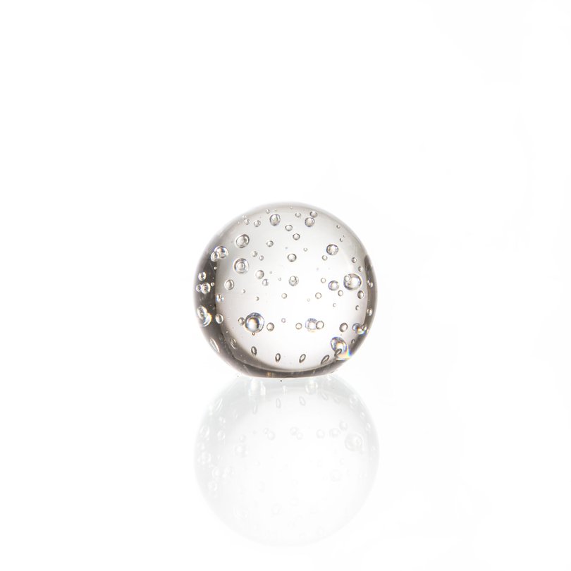 esfera murano bubbles cristal transparente p still sottile casa
