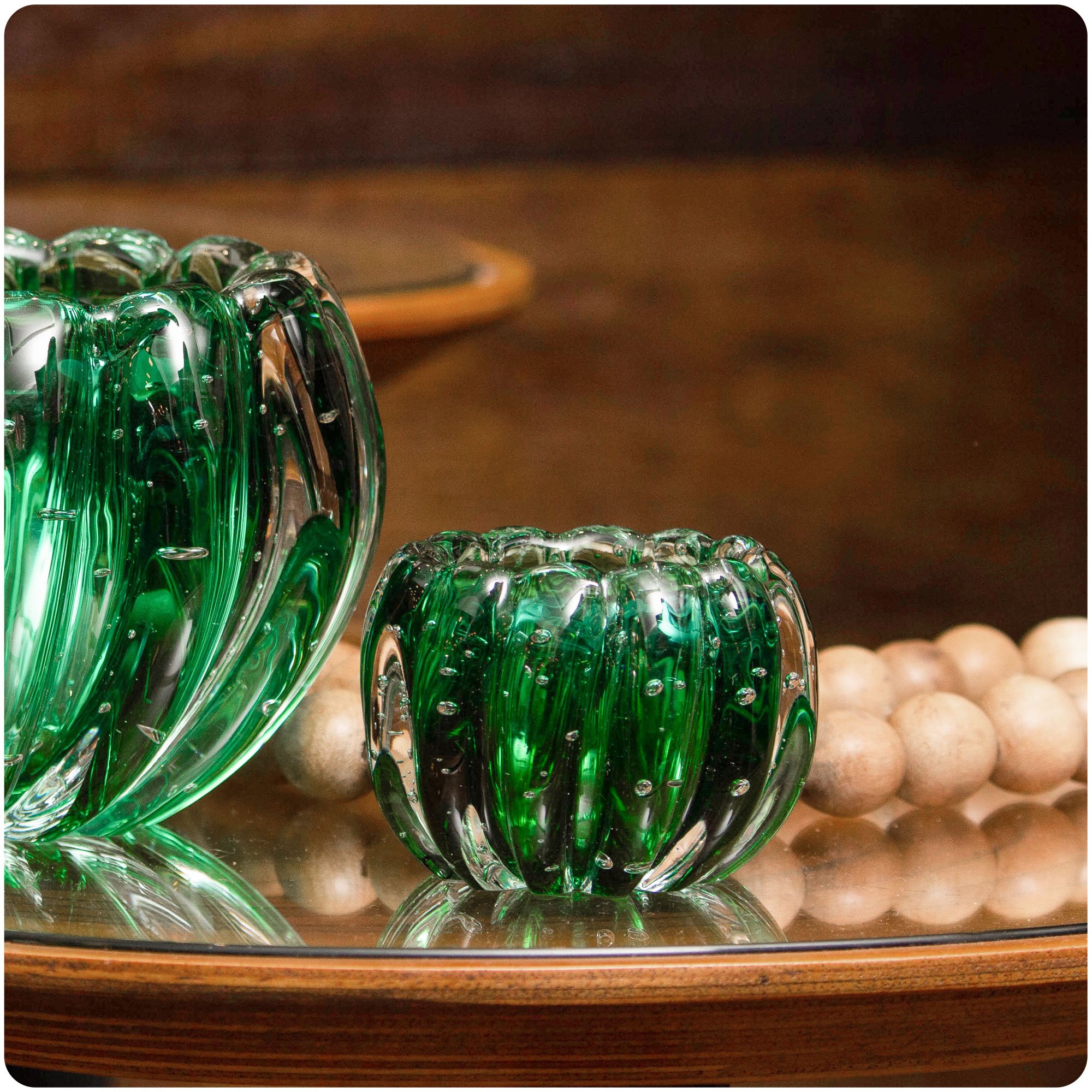 Centro_de_Mesa_Mini_Murano_Liceu_Verde_Folha_PP_Ambientada_Sottile_Casa