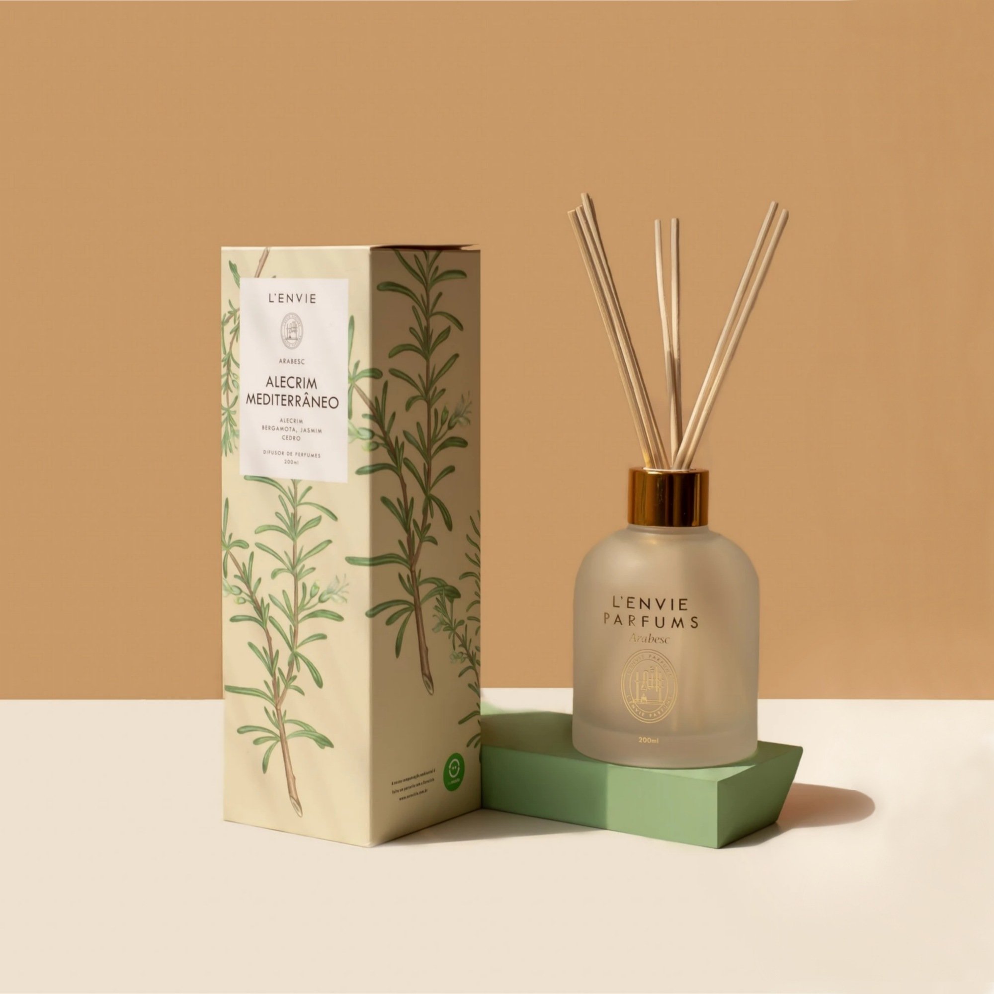 difusor de perfume l envie alecrim mediterraneo 200 ml sottile casa ambientada copia