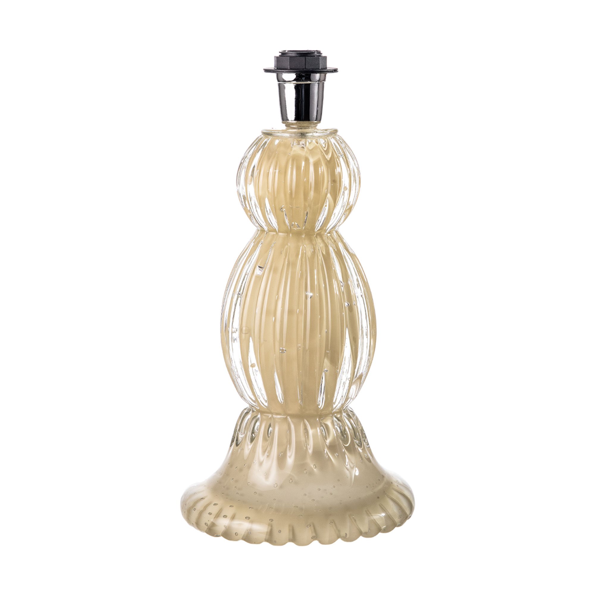 abajur murano tortoreto champagne still sottile casa