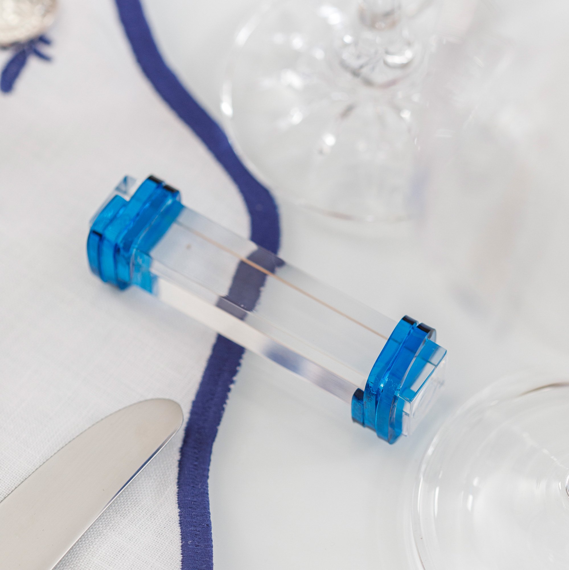 descanso talher color line onom reflex blue ambientada sottile casa