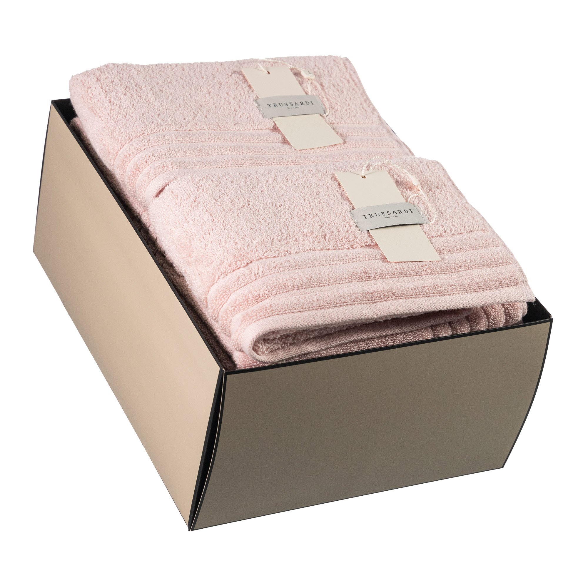 kit 5 pecas imperiale soft rose banho trussardi still caixa sottile casa