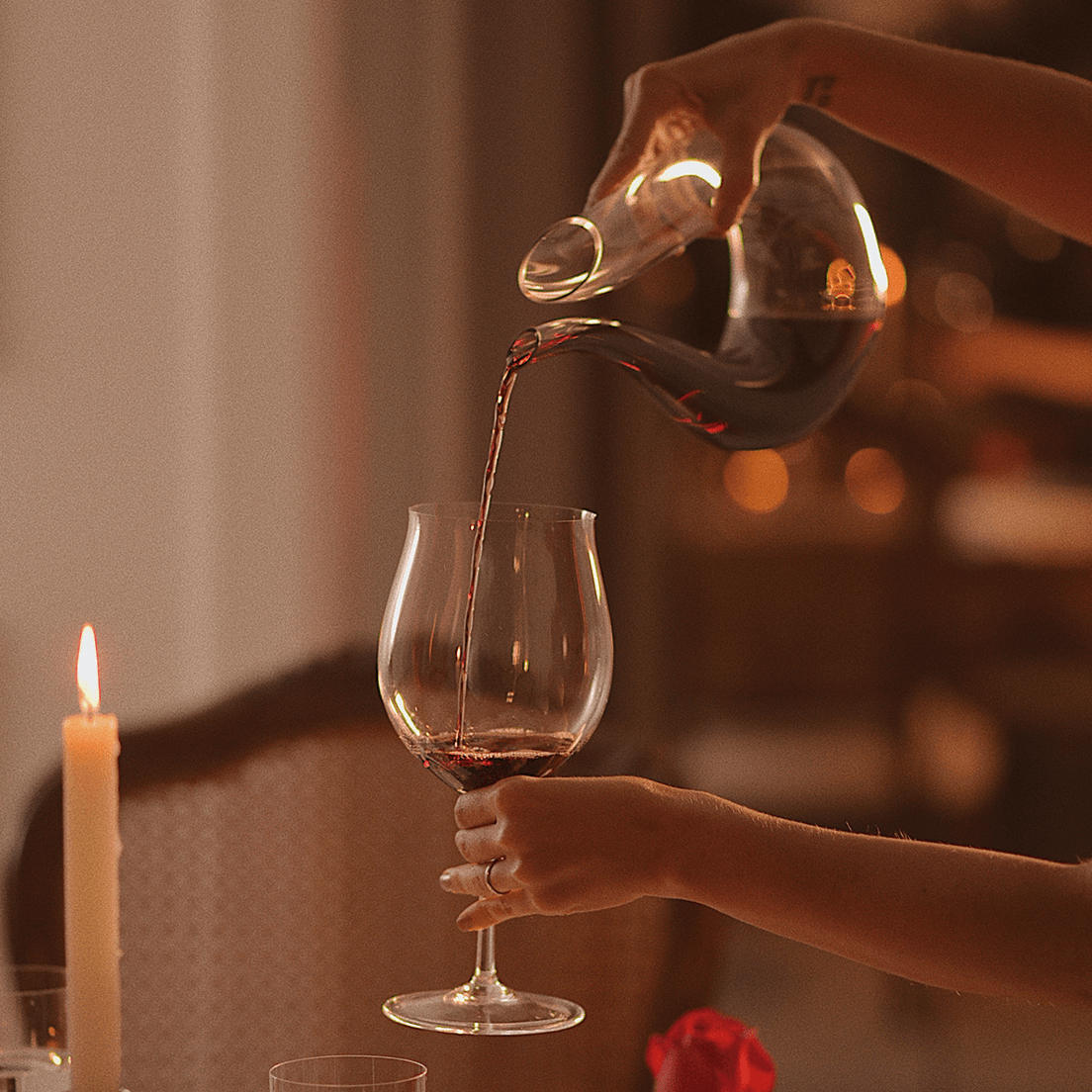 03 decanter em cristal strauss incolor