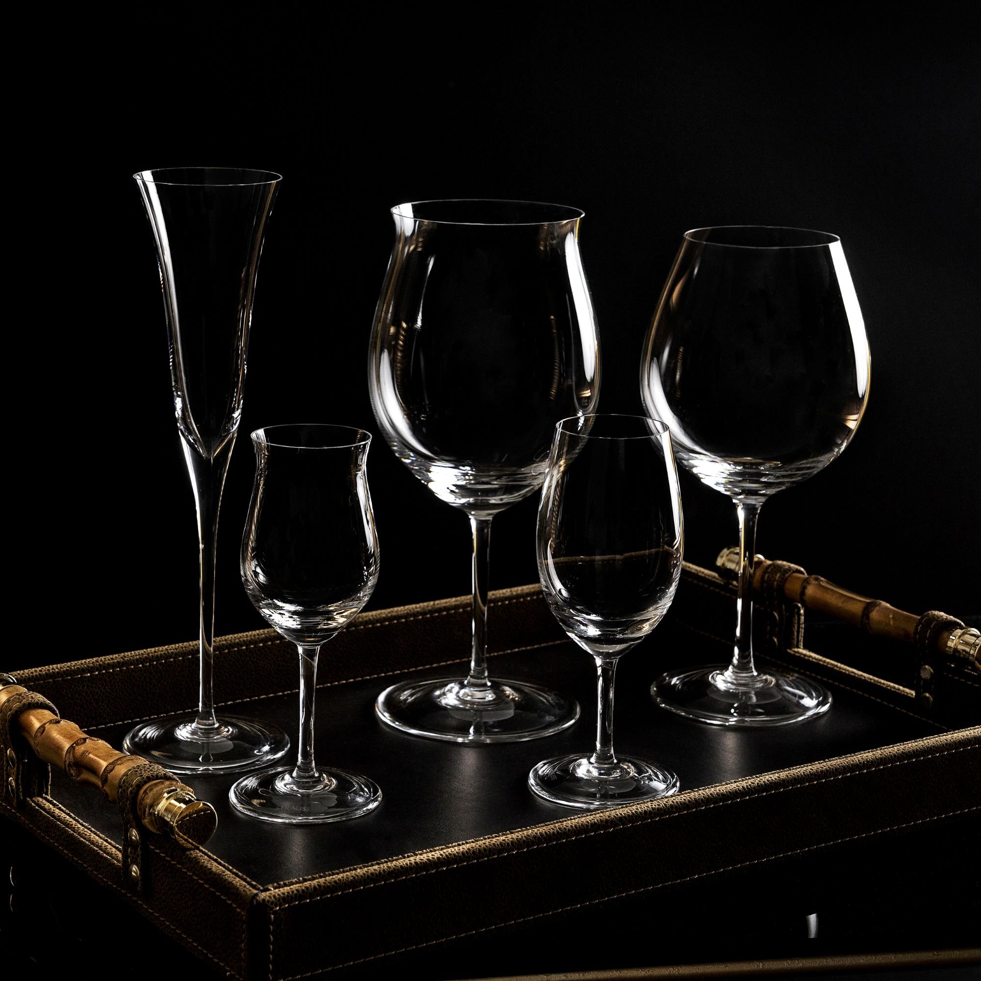 02 taca de cristal p degustacao strauss 255ml incolor