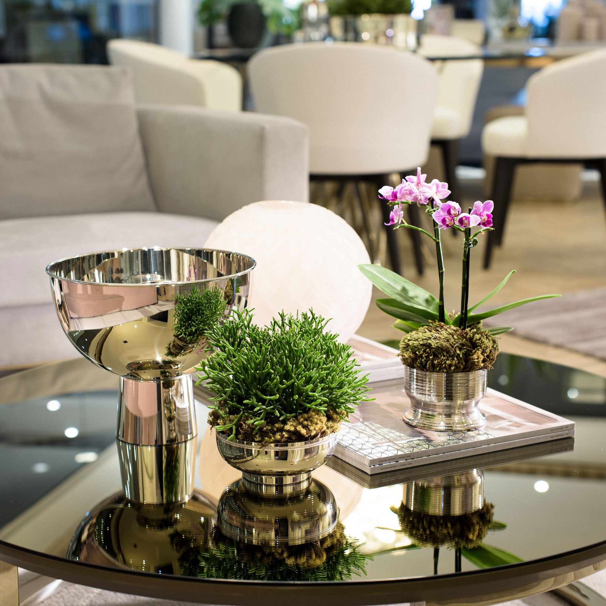 centro de mesa spin mini st james ambientada sottile casa