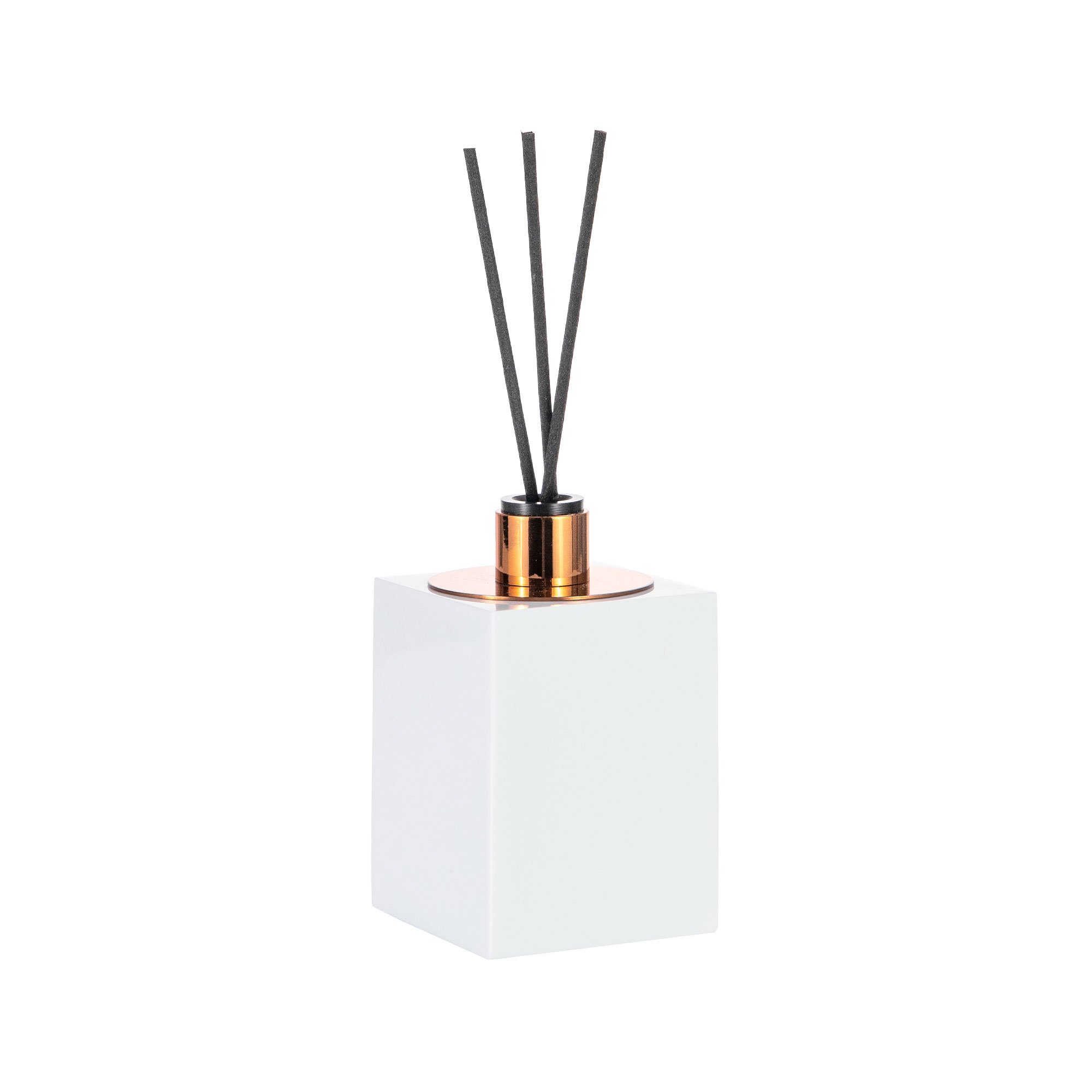 porta difusor ambientes resina branco red gold still sottile casa
