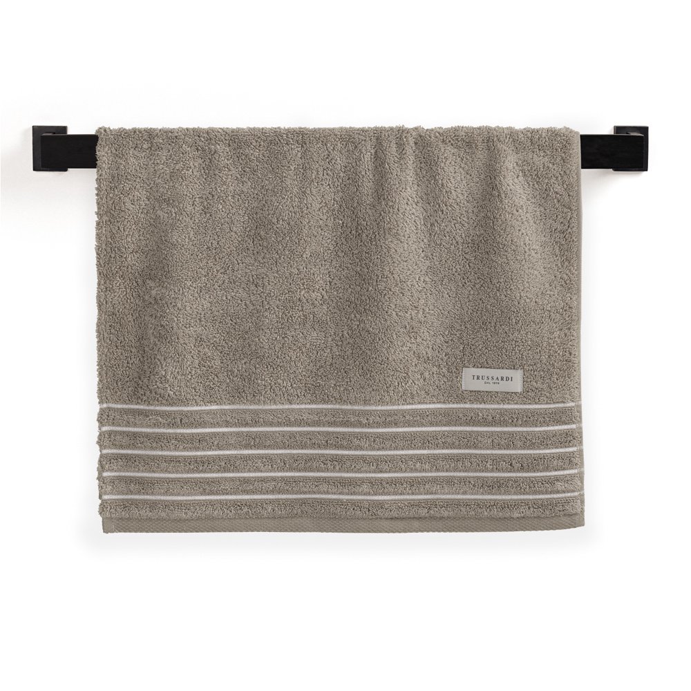 toalha rosto trussardi fio cotone palladio legno sottile casa still pendurada