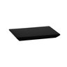 bandeja slim resina 200x120mm preto fosco still sottile casa