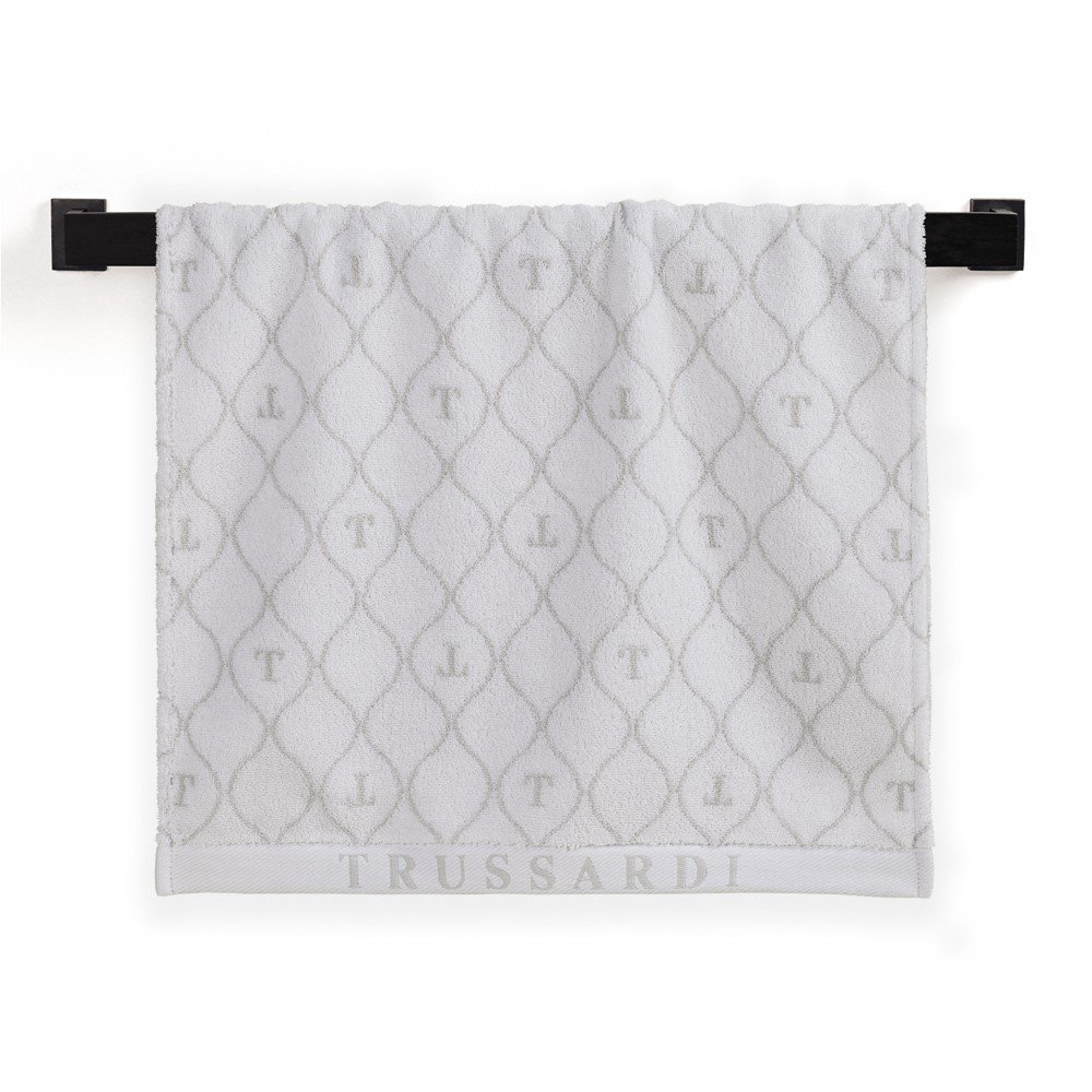 trussardi banho speciale rosto branca com cinza pendurada still sottile