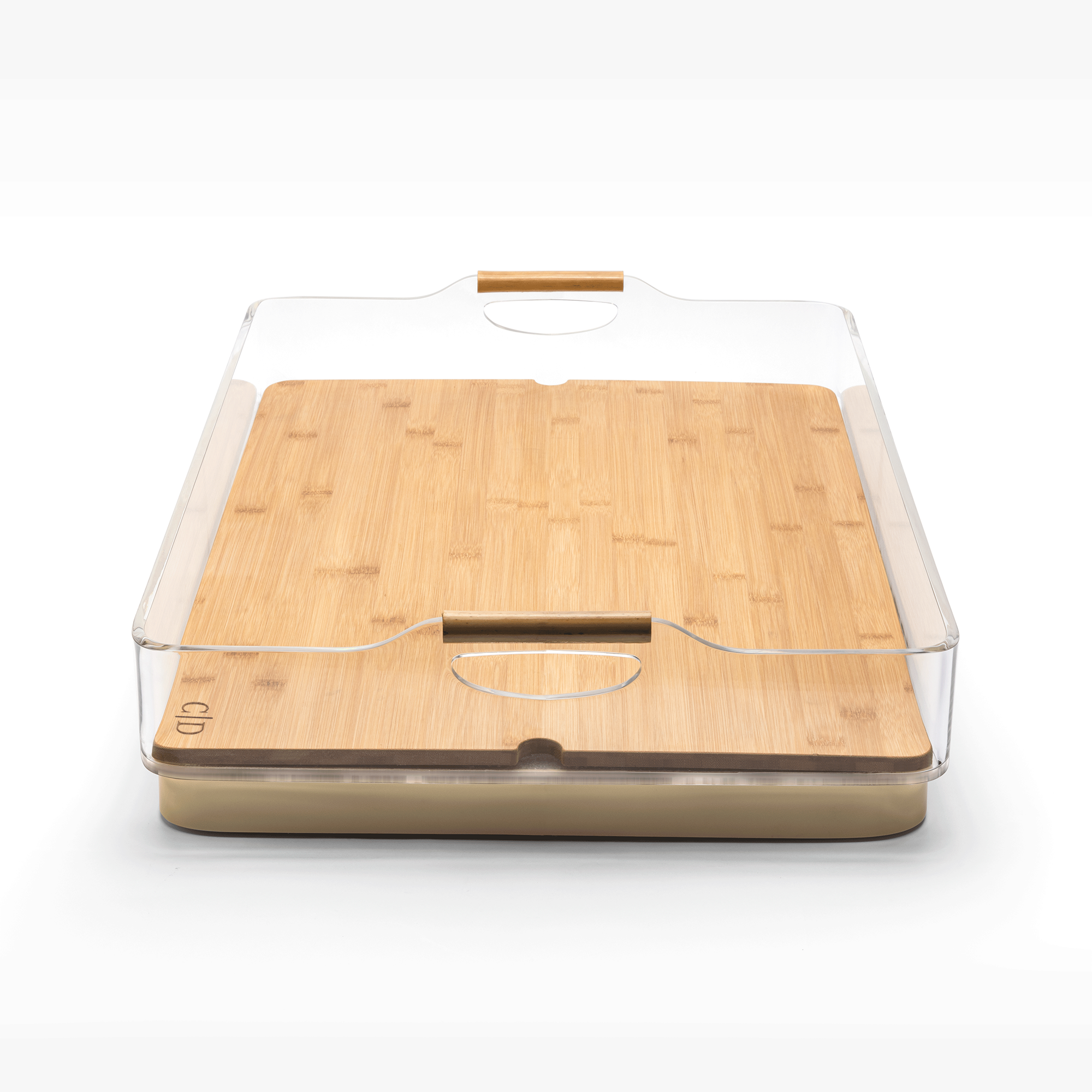 bandeja flutuante bamboo onom monograma detalhe still sottile casa