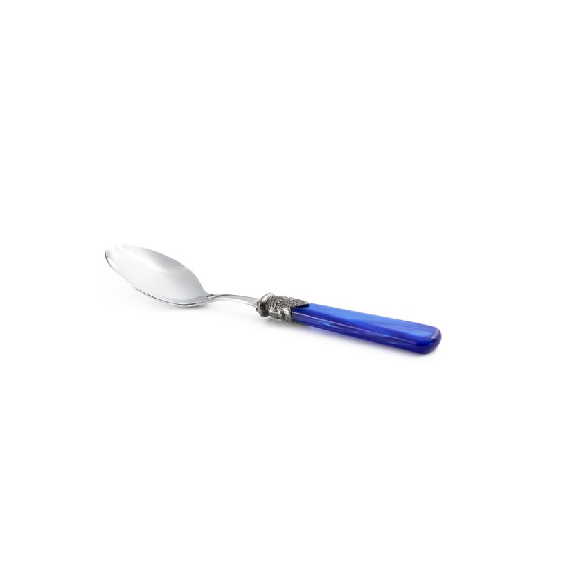 04 colher de sobremesa napoleon pearl blue
