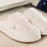 14 chinelo sottile casa pantufa cotone feminino off white