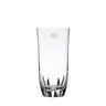 04 copo de cristal lapidado long drink transparente