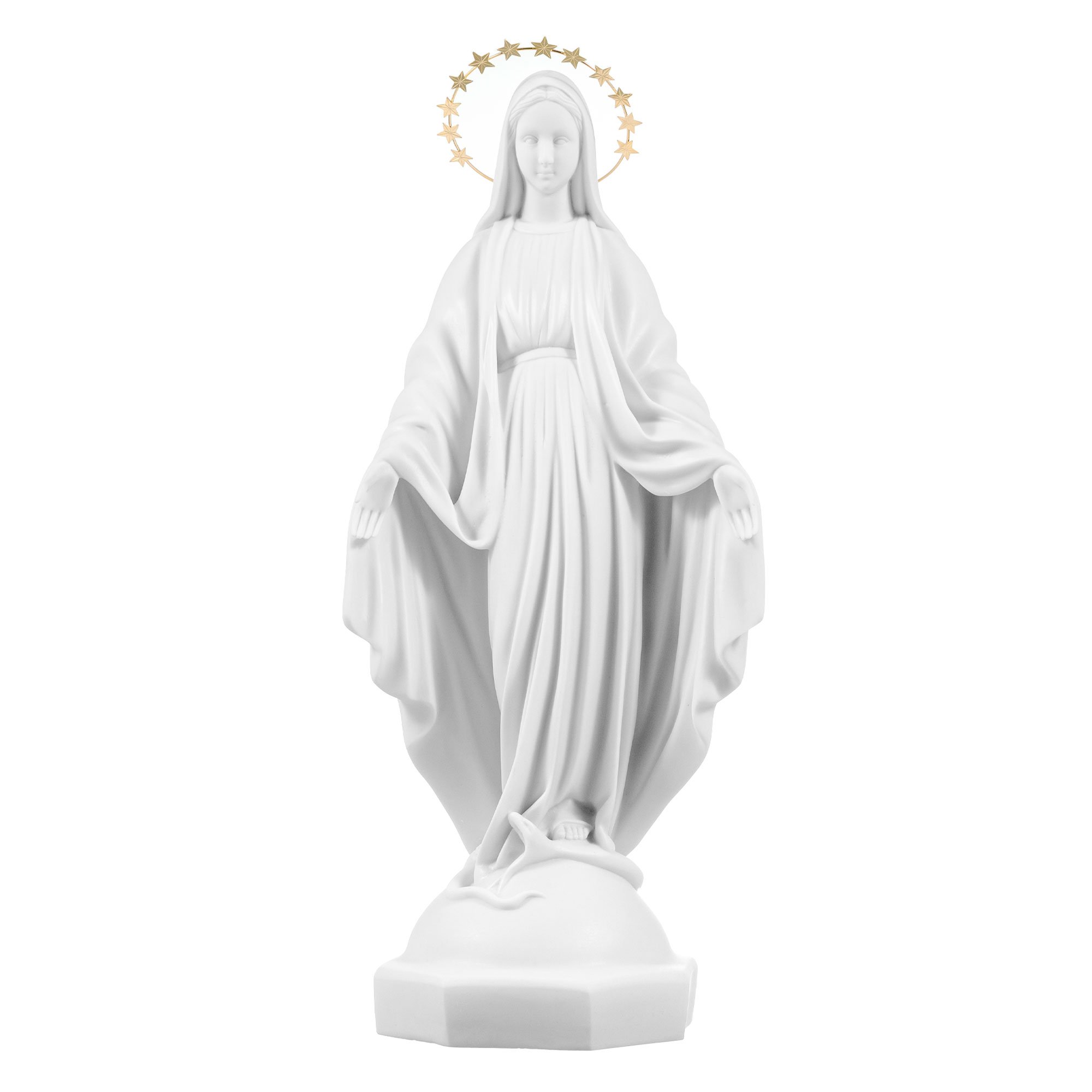 01 imagem nossa senhora das gracas c aureola ouro gg