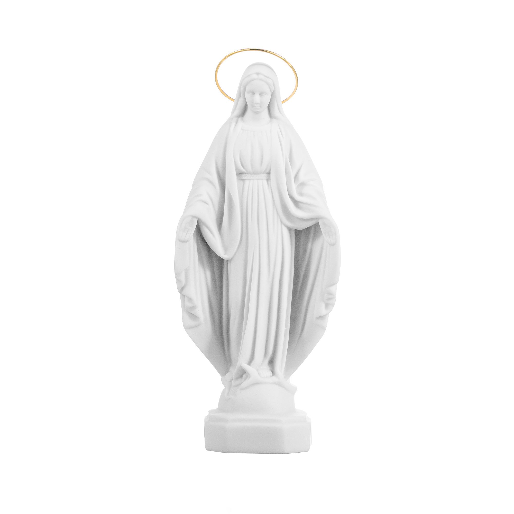 01 imagem nossa senhora das gracas c aureola ouro m