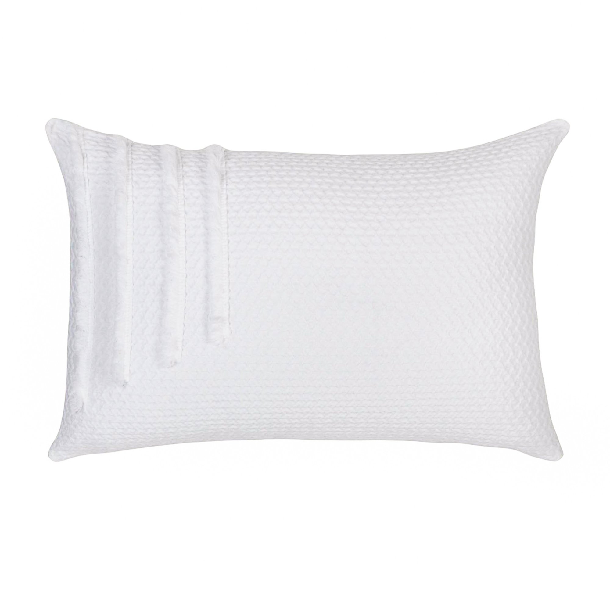 Almofada Naturalle Jacquard Leopoldina Branco Sottile Casa Still_1