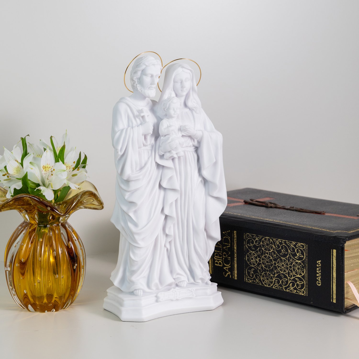 02 imagem sagrada familia c aureola ouro