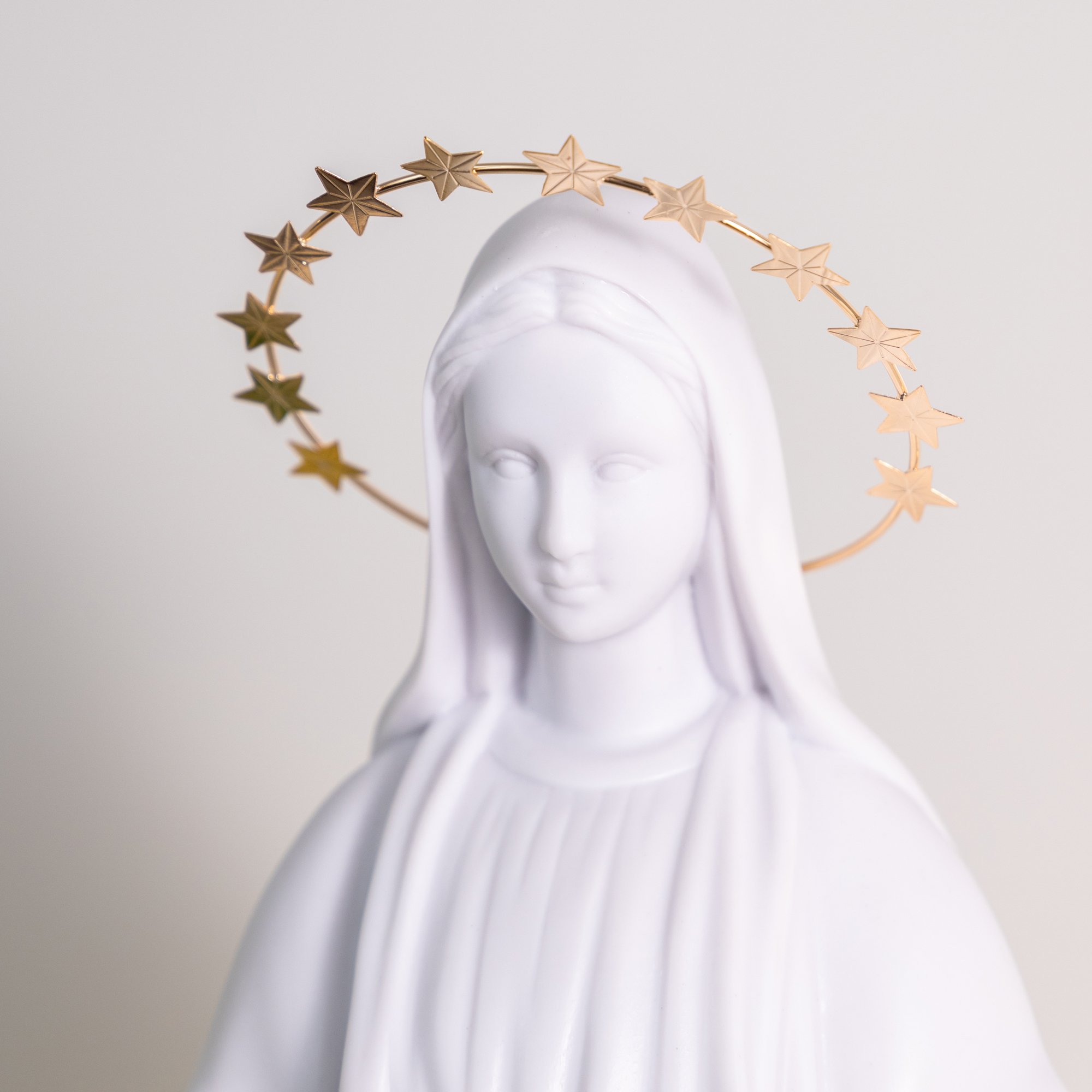 02 imagem nossa senhora das gracas c aureola ouro gg