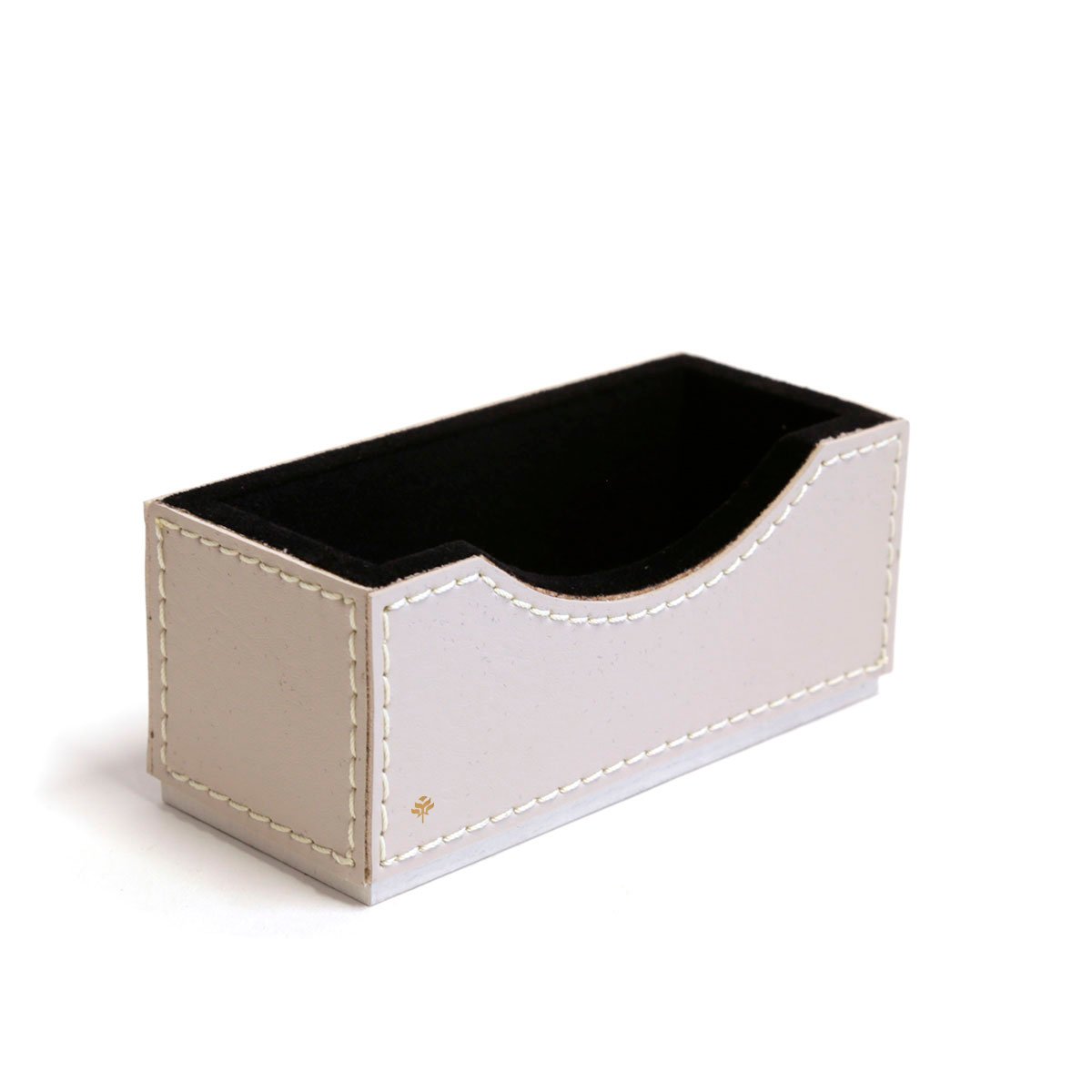 02 porta cartao de visita em couro pu gelo