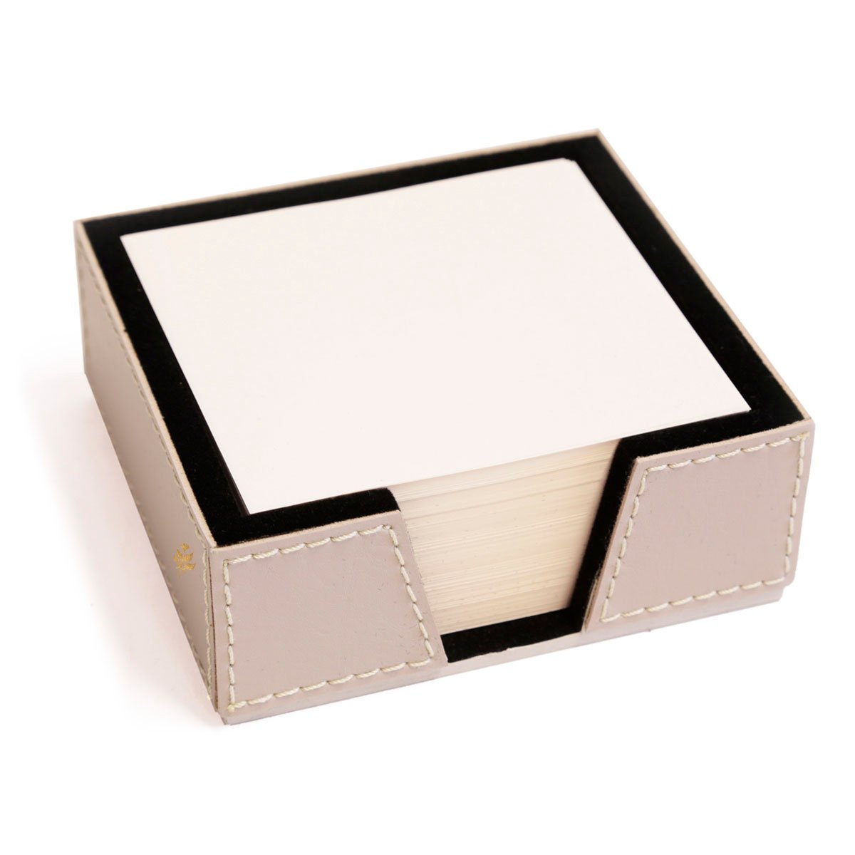 02 porta bloco de notas em couro pu gelo