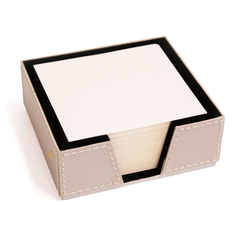 02 porta bloco de notas em couro pu gelo