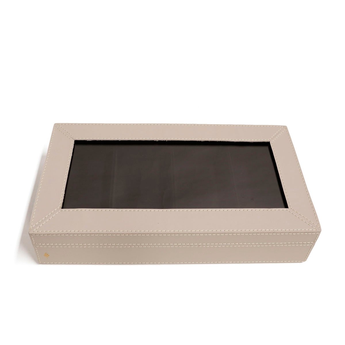 04 caixa porta oculos em couro pu gelo