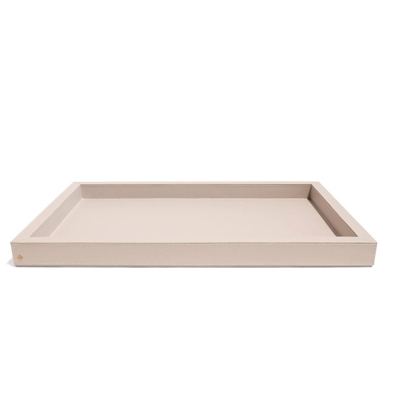 04 bandeja decorativa agata em couro pu gelo g